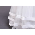 Child high quality princess girl sleeveless tulle flower white dresses for flower girl